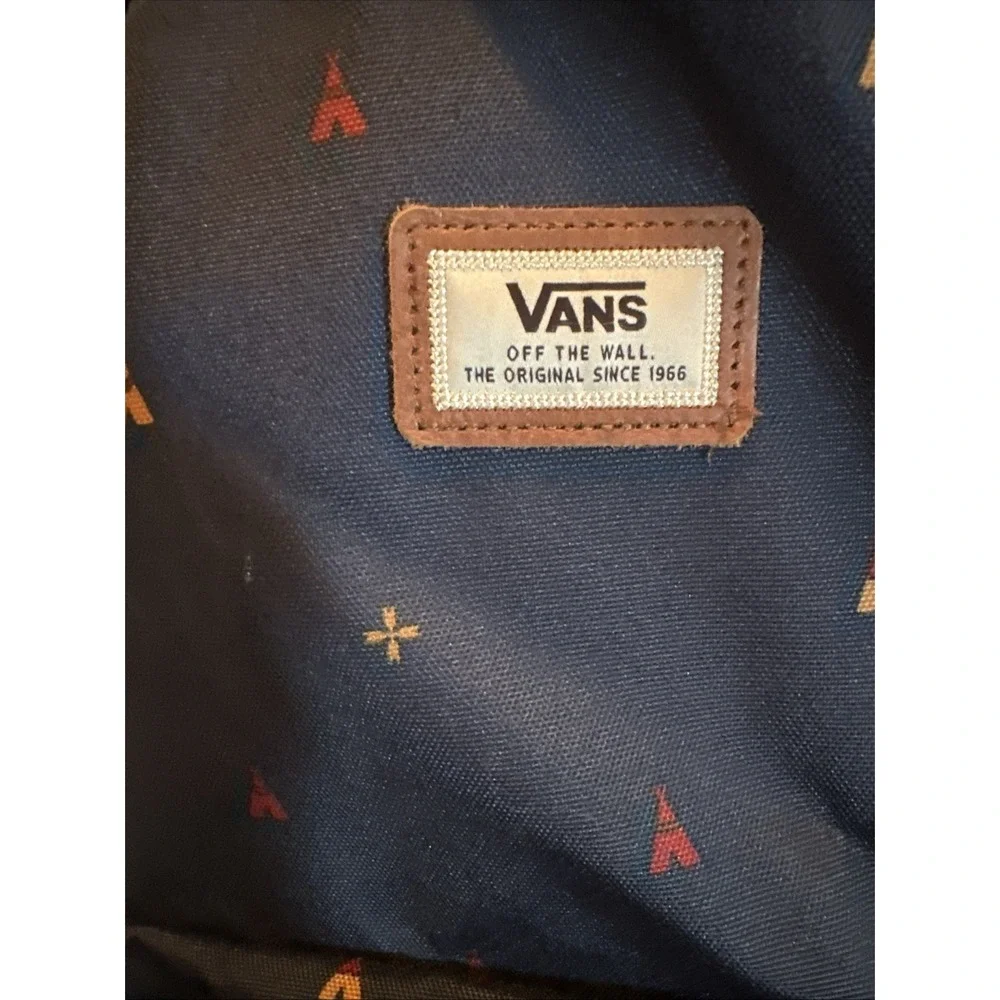 Vans Old Skool II Backpack in a True Native pattern Teepee Dark Blue EUC